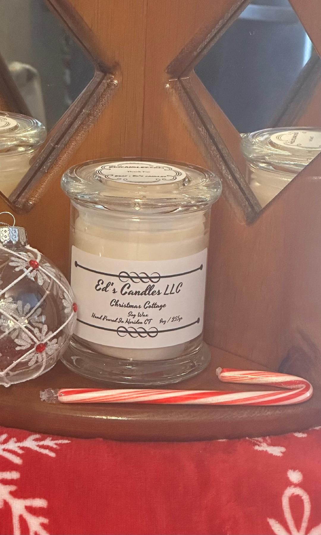 Christmas Cottage Candle 100% Soy Wax