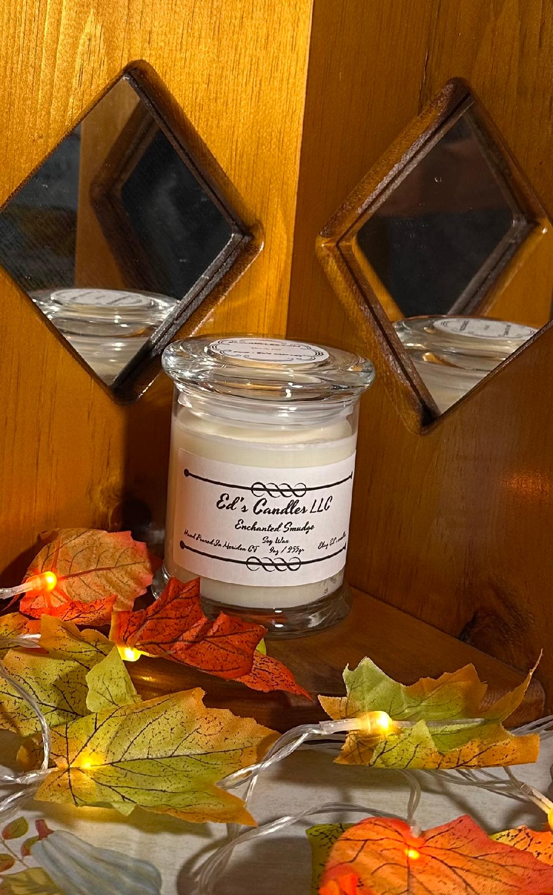 Enchanted Smudge Candle 100 % Soy Wax