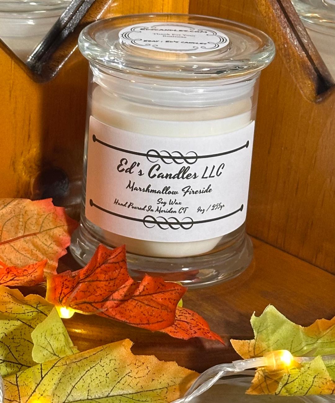 Marshmallow Fireside Candle 100 % Soy Wax