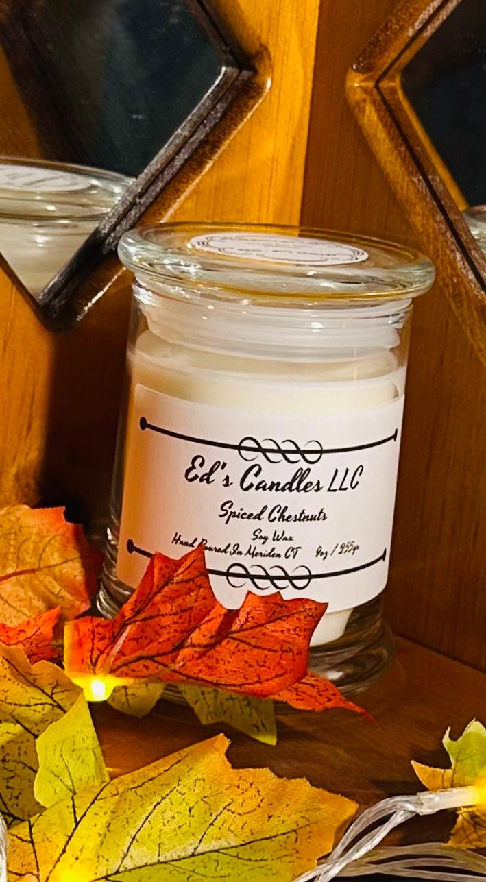 Spice Chestnut Candle 100% Soy Wax