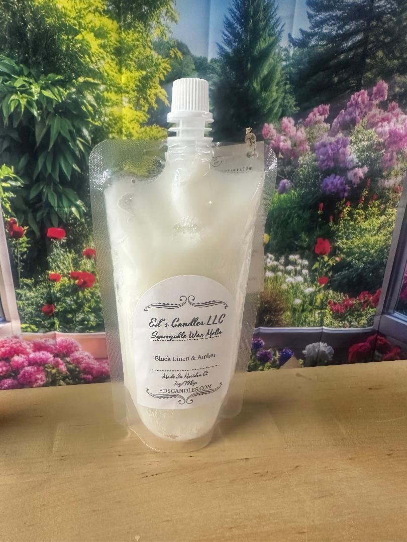 Black Linen & Amber Squeezable Wax Melt