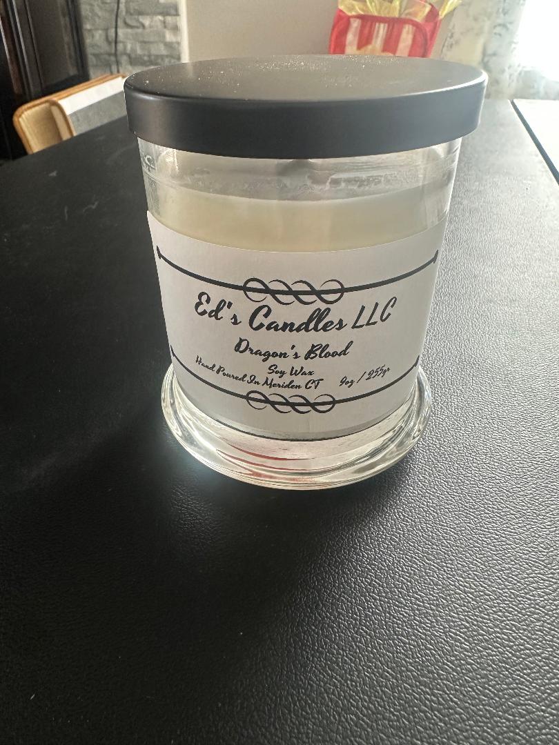 Dragon Blood 9oz Candle soy wax