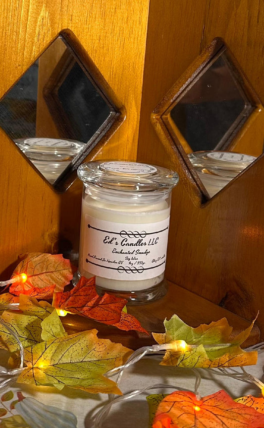 Enchanted Smudge Candle 100 % Soy Wax
