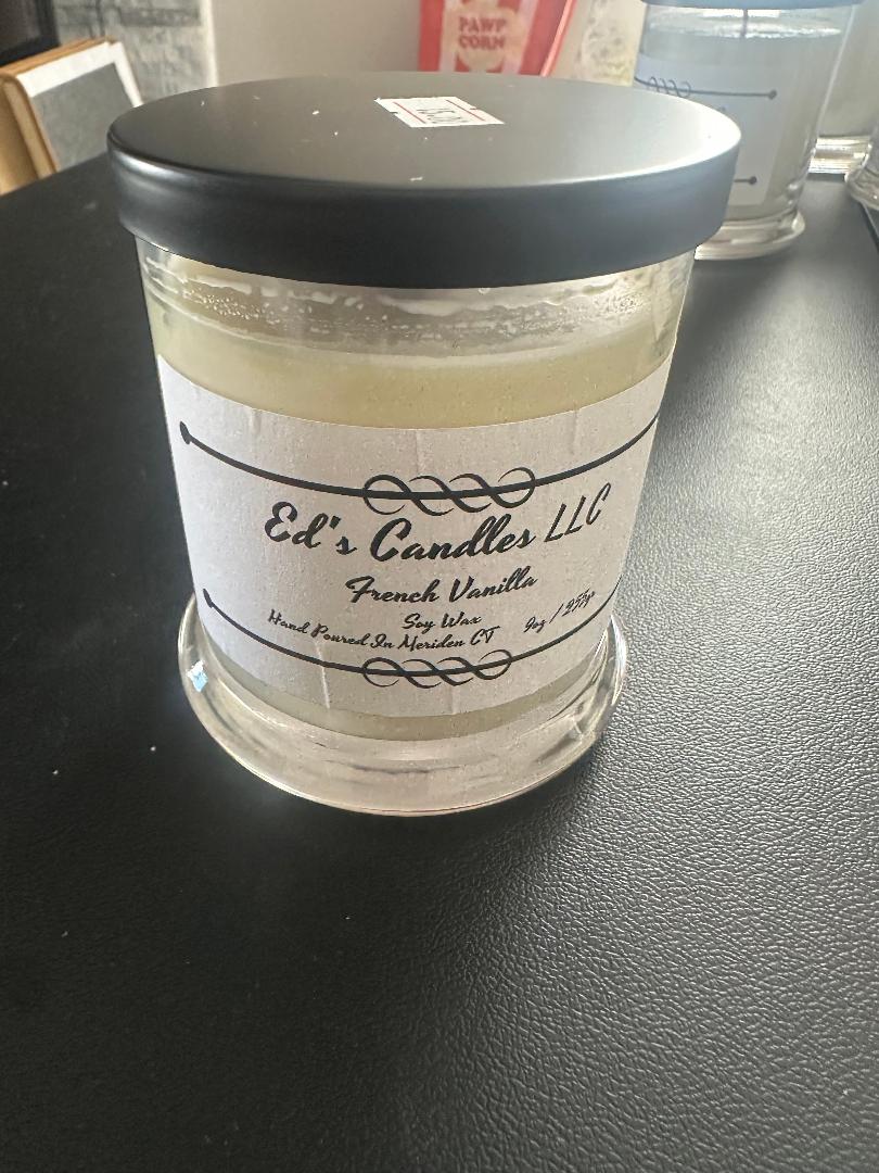 French Vanilla soy wax candle 9oz