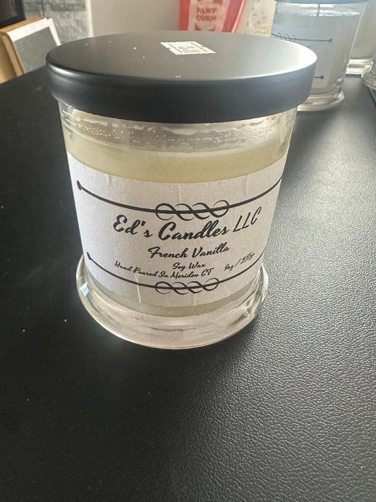 French Vanilla soy wax candle 9oz