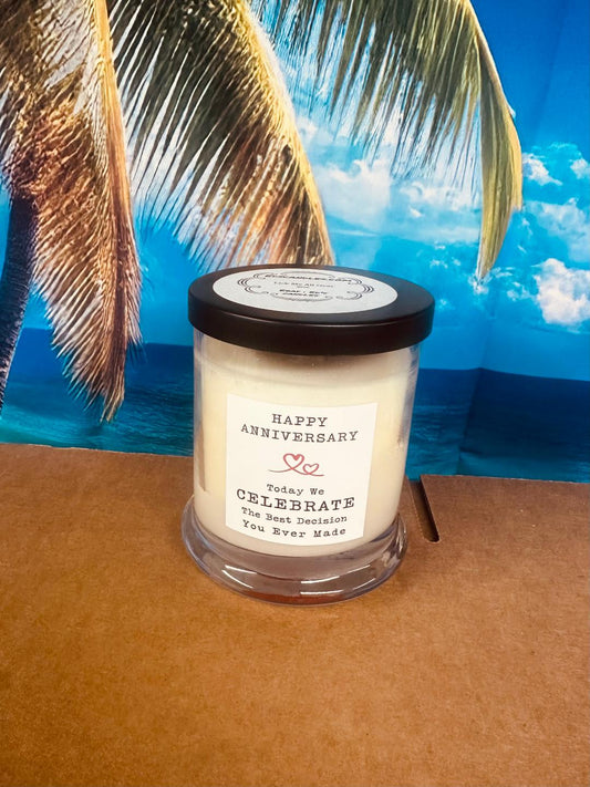 Happy Anniversary Candle ( Lick Me All Over )  100% Soy Wax