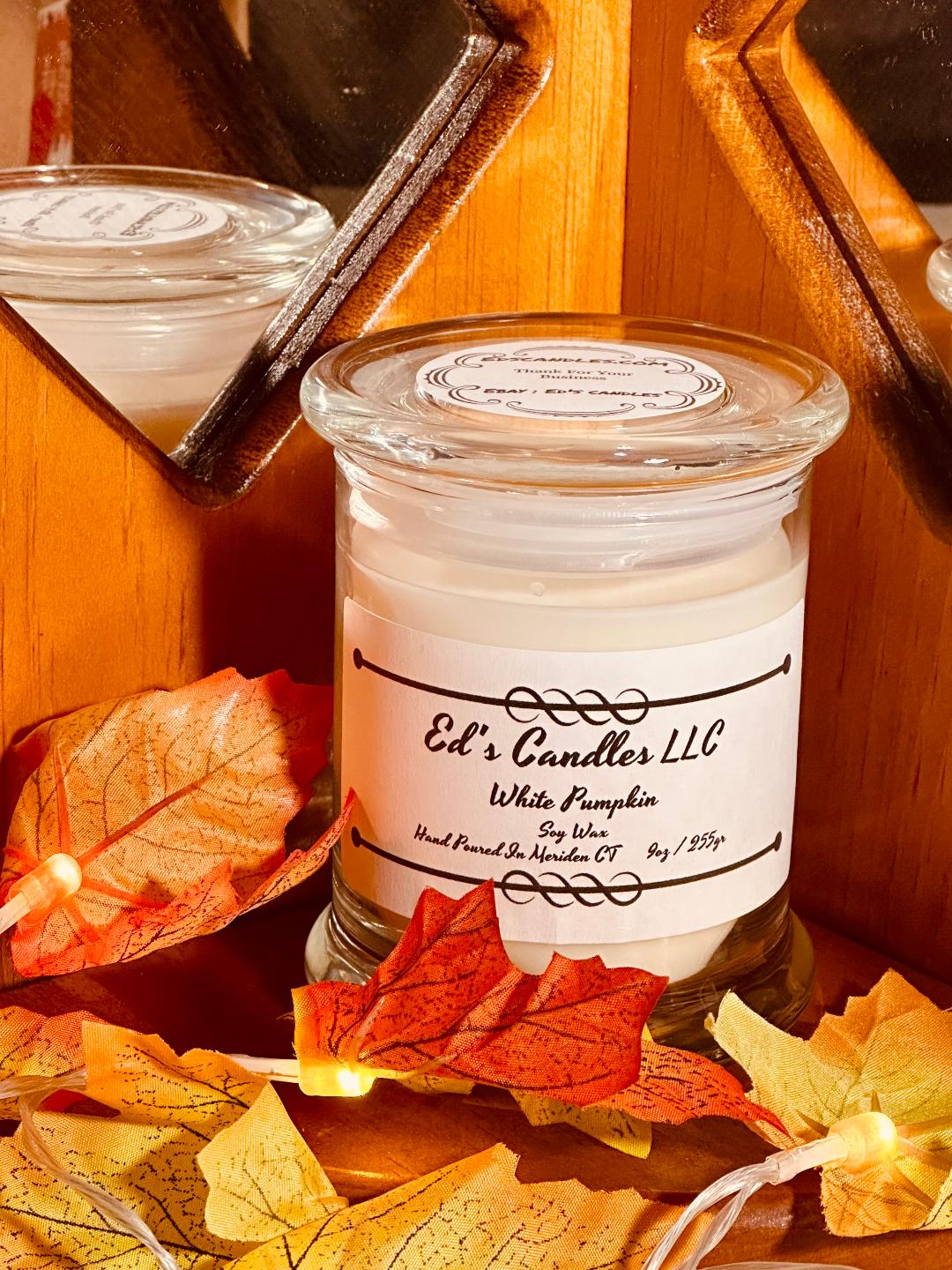 White Pumpkin Candle 100% Soy Wax